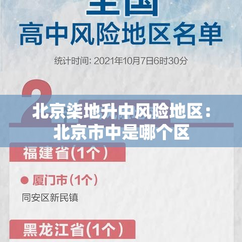 北京柒地升中风险地区：北京市中是哪个区