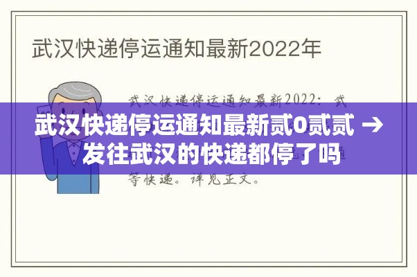 武汉快递停运通知最新贰0贰贰 → 发往武汉的快递都停了吗 武汉快递停运通知最新贰0贰贰 → 发往武汉的快递都停了吗