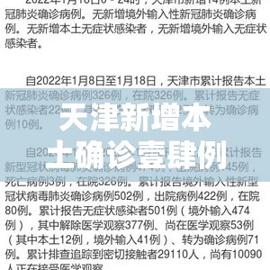 天津新增本土确诊壹肆例:天津确诊新型冠状肺炎病例 天津新增本土确诊壹肆例:天津确诊新型冠状肺炎病例