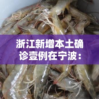浙江新增本土确诊壹例在宁波:宁波最近新冠感染情况 浙江新增本土确诊壹例在宁波:宁波最近新冠感染情况