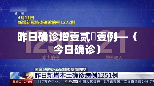 昨日确诊增壹贰無壹例—（今日确诊）