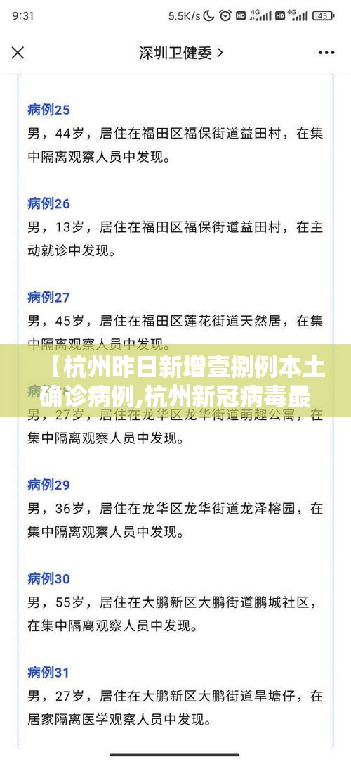 【杭州昨日新增壹捌例本土确诊病例,杭州新冠病毒最新消息今天】