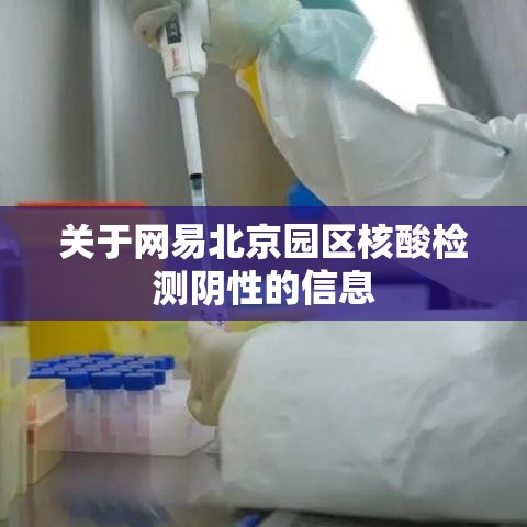 关于网易北京园区核酸检测阴性的信息